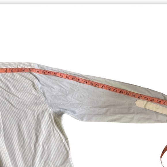 Brooks Brothers Shirt Adult L Blue/White 1818 Regent Non-Iron Button Up Mens - Picture 5 of 9